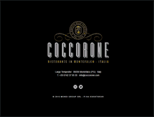 Tablet Screenshot of coccorone.com